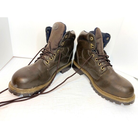 WorkForce Steel Toe, Oil Resistant, Slip Resistant Brown Work Boots Size 11❤️ - Picture 3 of 16